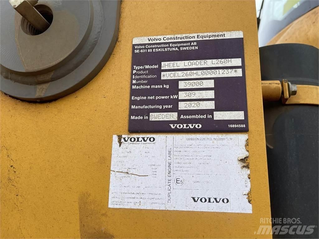 Volvo L260H Gumikerekes homlokrakodók