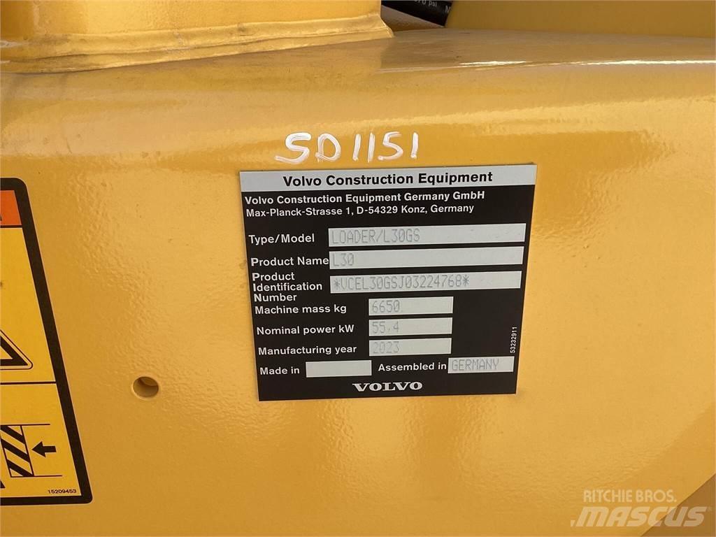 Volvo L30GS Gumikerekes homlokrakodók