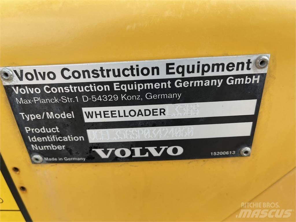 Volvo L35G Gumikerekes homlokrakodók
