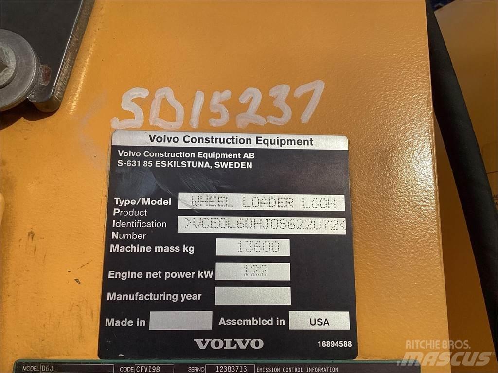 Volvo L60H Gumikerekes homlokrakodók