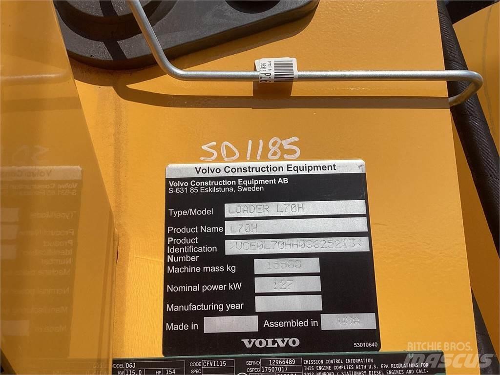 Volvo L70H Gumikerekes homlokrakodók