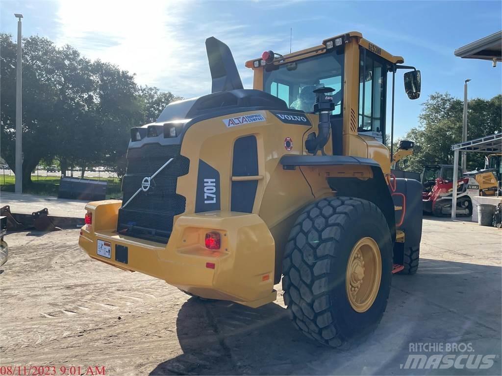 Volvo L70H Gumikerekes homlokrakodók
