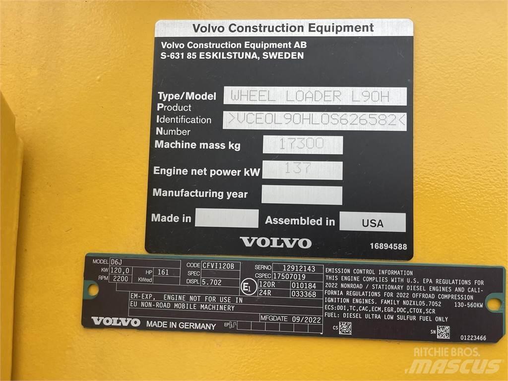 Volvo L90H Gumikerekes homlokrakodók