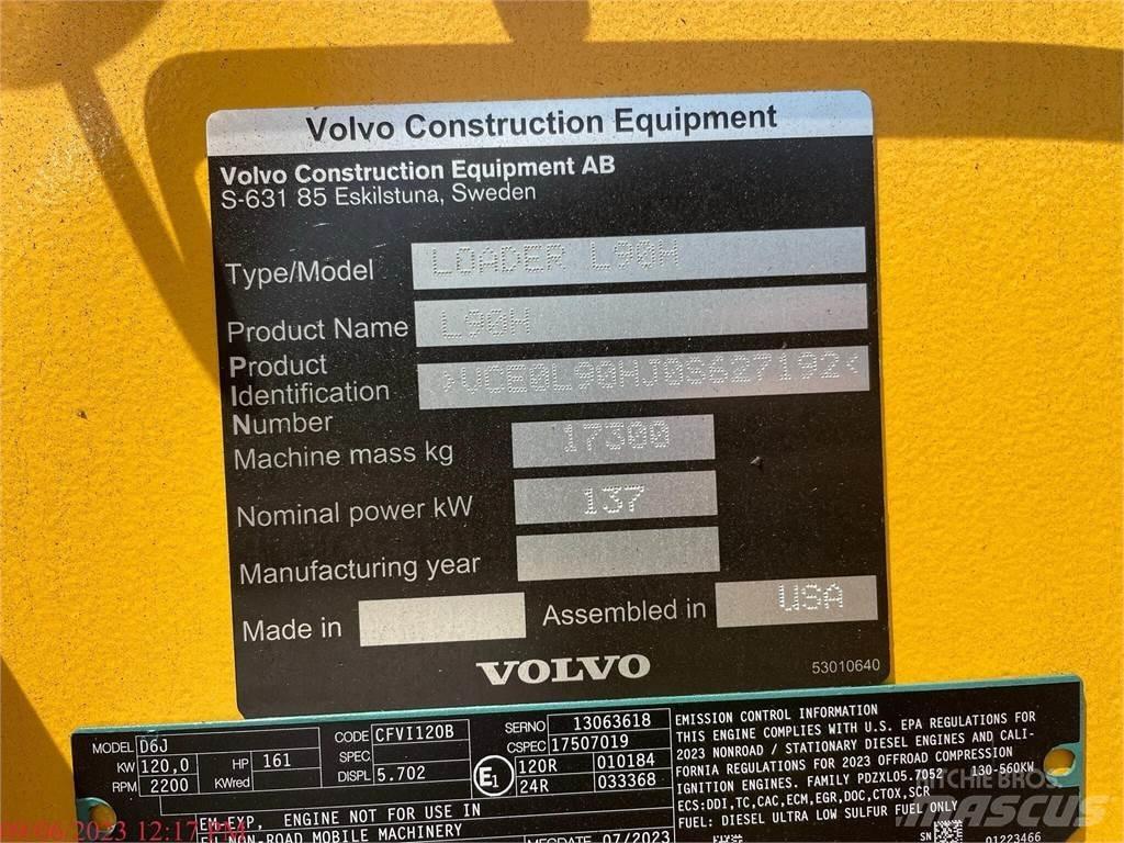 Volvo L90H Gumikerekes homlokrakodók