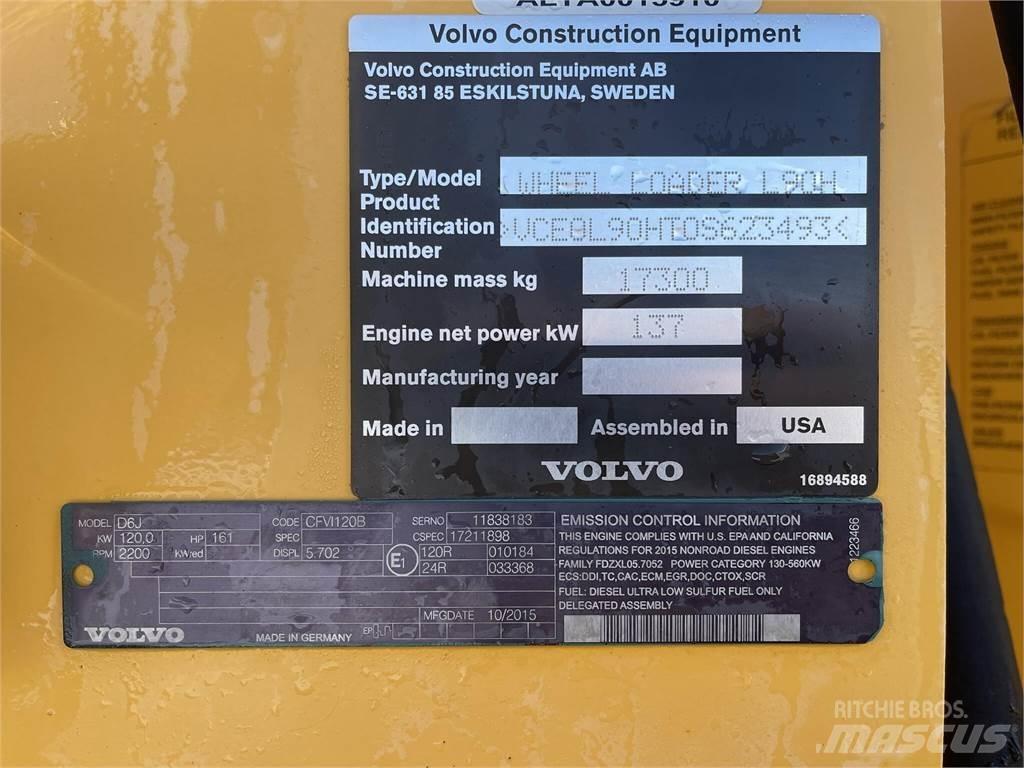Volvo L90H Gumikerekes homlokrakodók