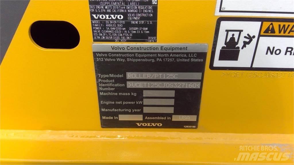 Volvo PT125C Pneumatikus kerekes hengerek
