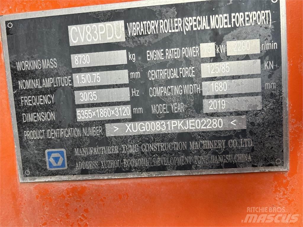 XCMG CV83PDU Ikerdobos hengerek