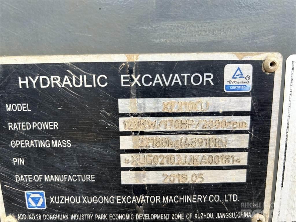 XCMG XE210CU Lánctalpas kotrók