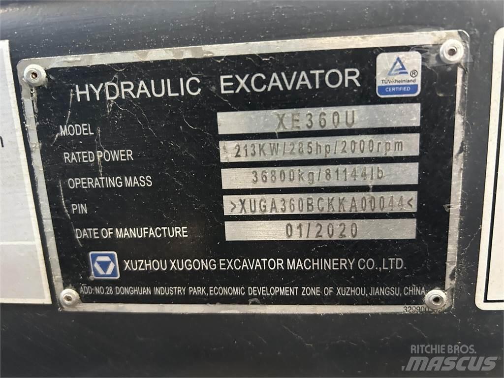 XCMG XE360U Lánctalpas kotrók