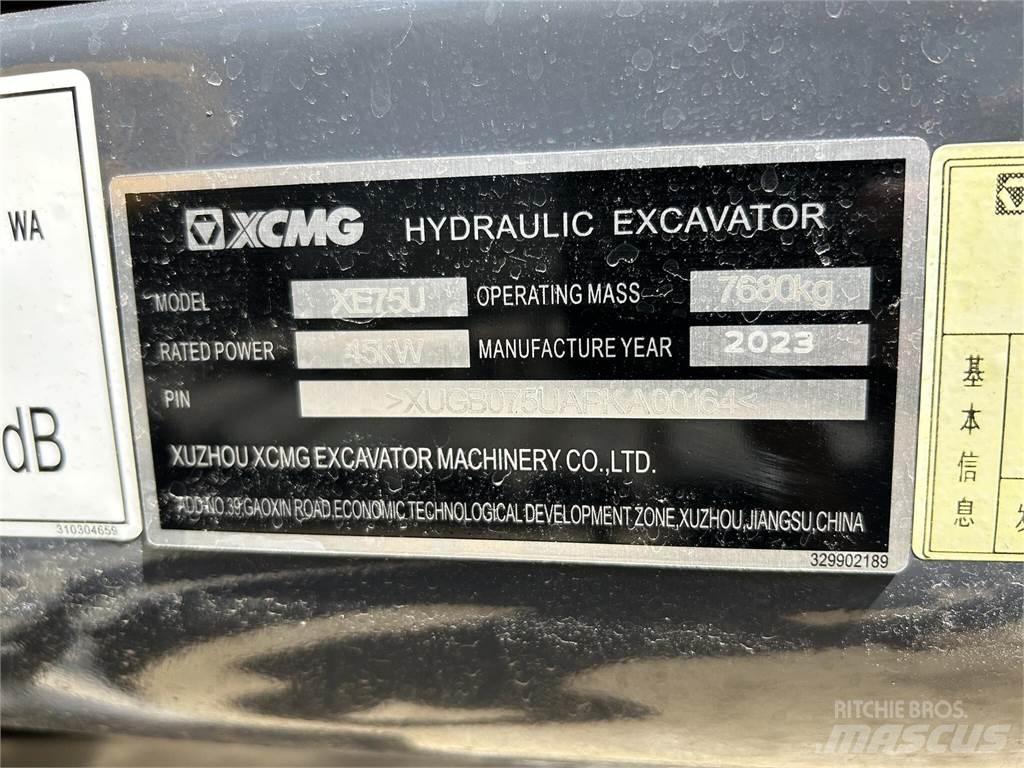 XCMG XE75U Lánctalpas kotrók