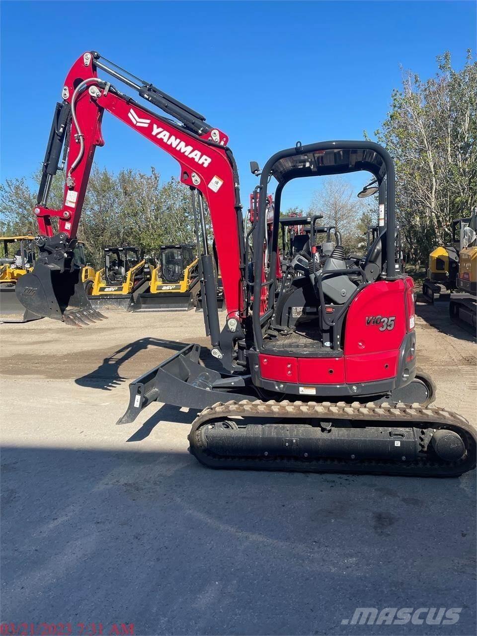 Yanmar VIO35-6A Mini kotrók < 7t
