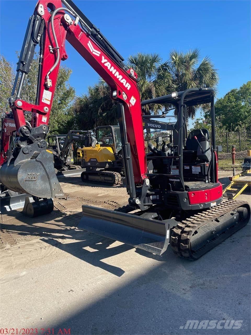 Yanmar VIO35-6A Mini kotrók < 7t