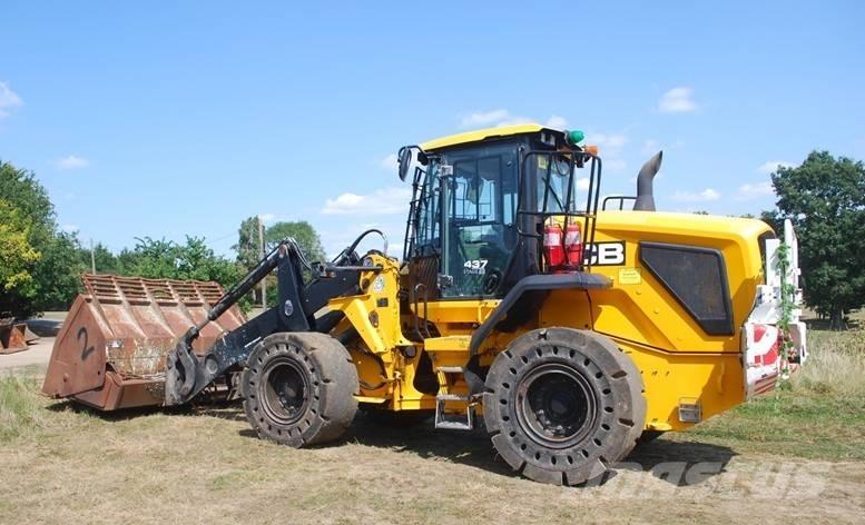 JCB 437 S5 WM Gumikerekes homlokrakodók