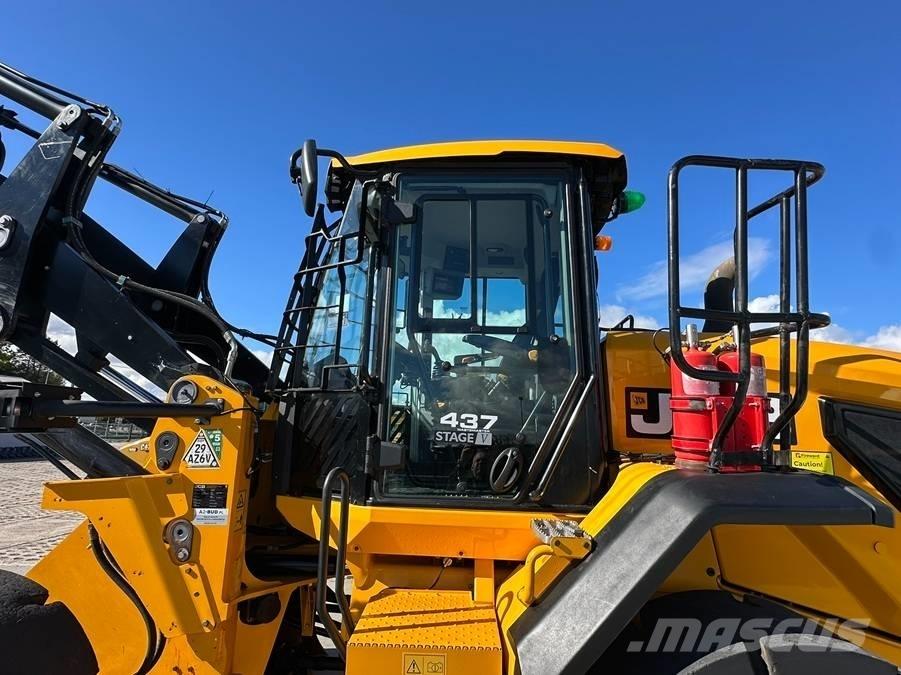 JCB 437 S5 WM Gumikerekes homlokrakodók
