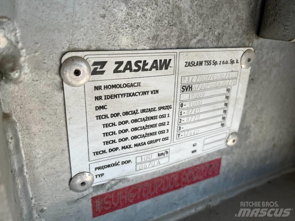 Zaslaw D-670A Billenő pótkocsik