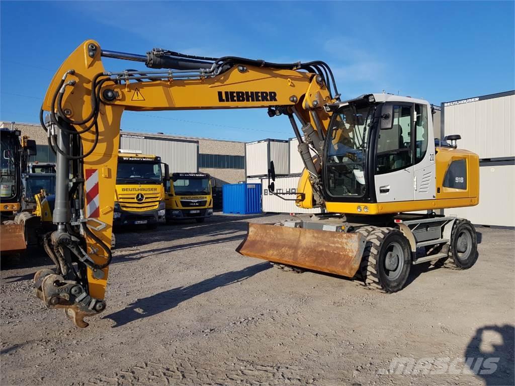 Liebherr A918 Gumikerekes kotrók