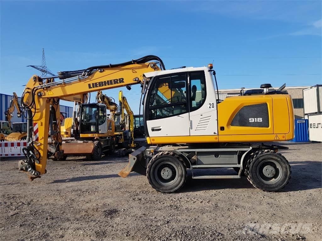 Liebherr A918 Gumikerekes kotrók