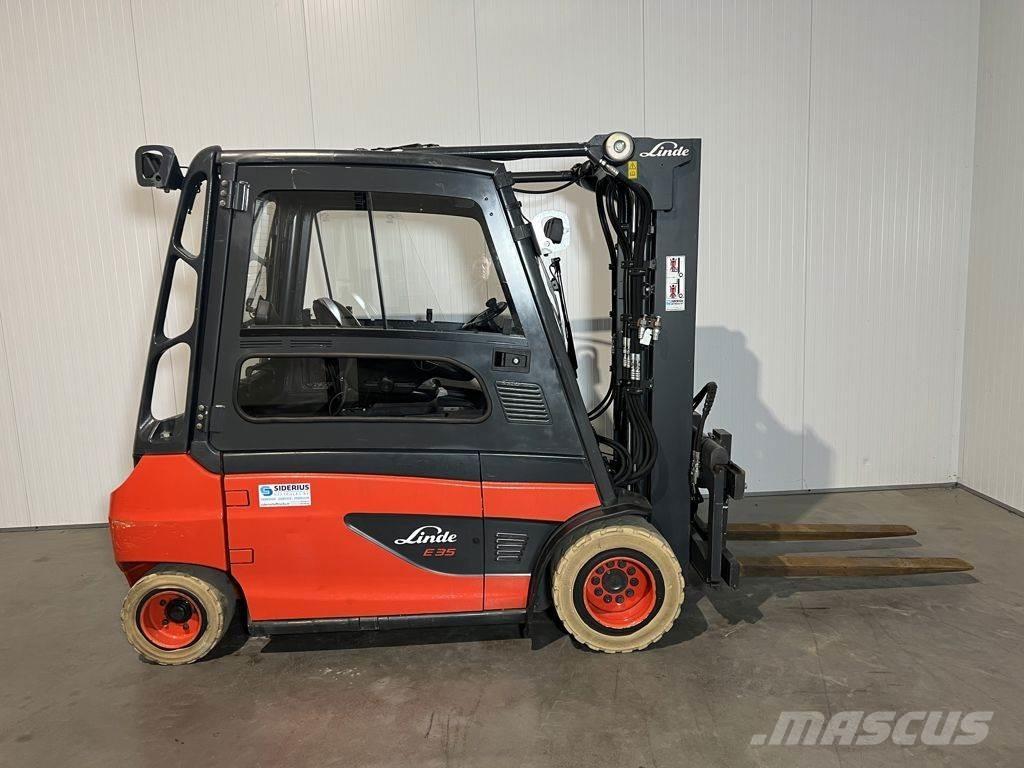 Linde E35L-01 Elektromos targoncák