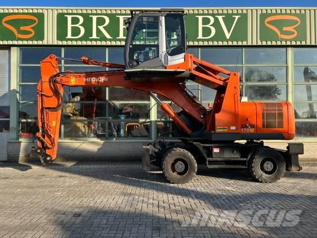 Hitachi ZX 170 W-3 Gumikerekes kotrók