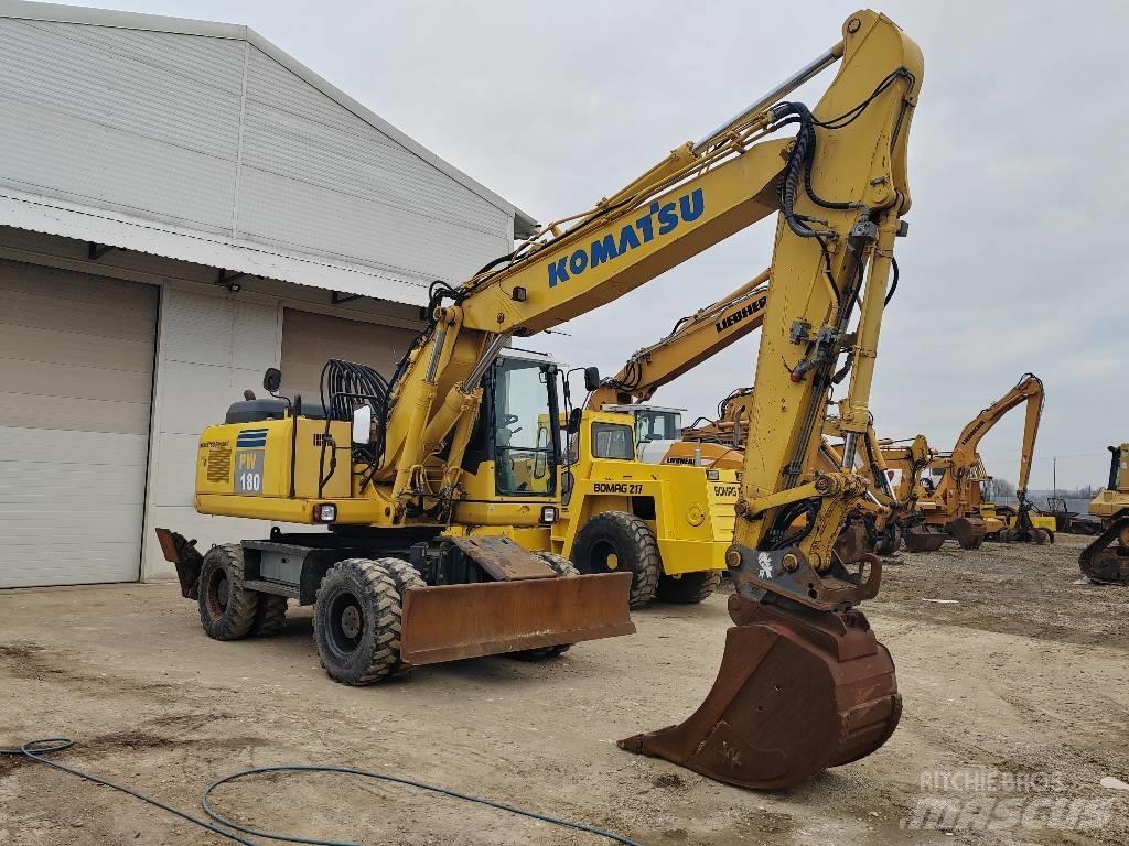 Komatsu PW 180-7EO Gumikerekes kotrók