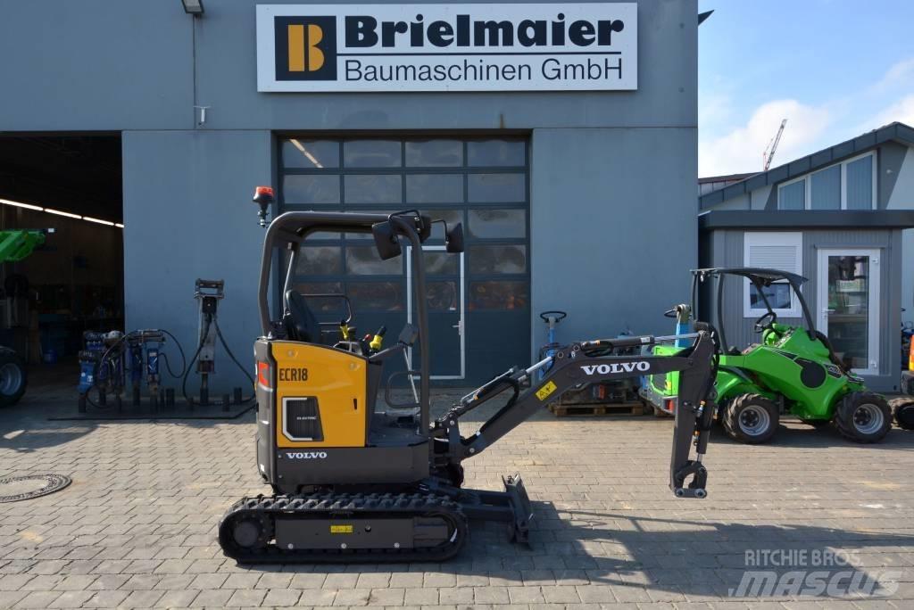 Volvo ECR18 electric Mini kotrók < 7t