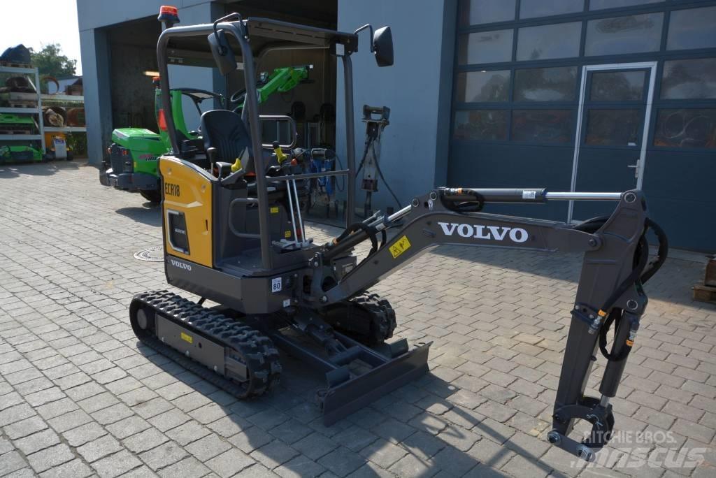 Volvo ECR18 electric Mini kotrók < 7t