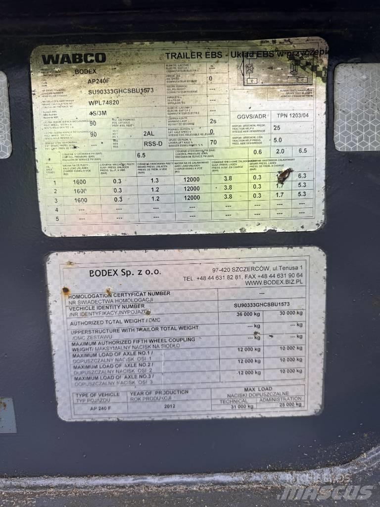 Bodex AP 240 F Rönkszállító pótkocsik