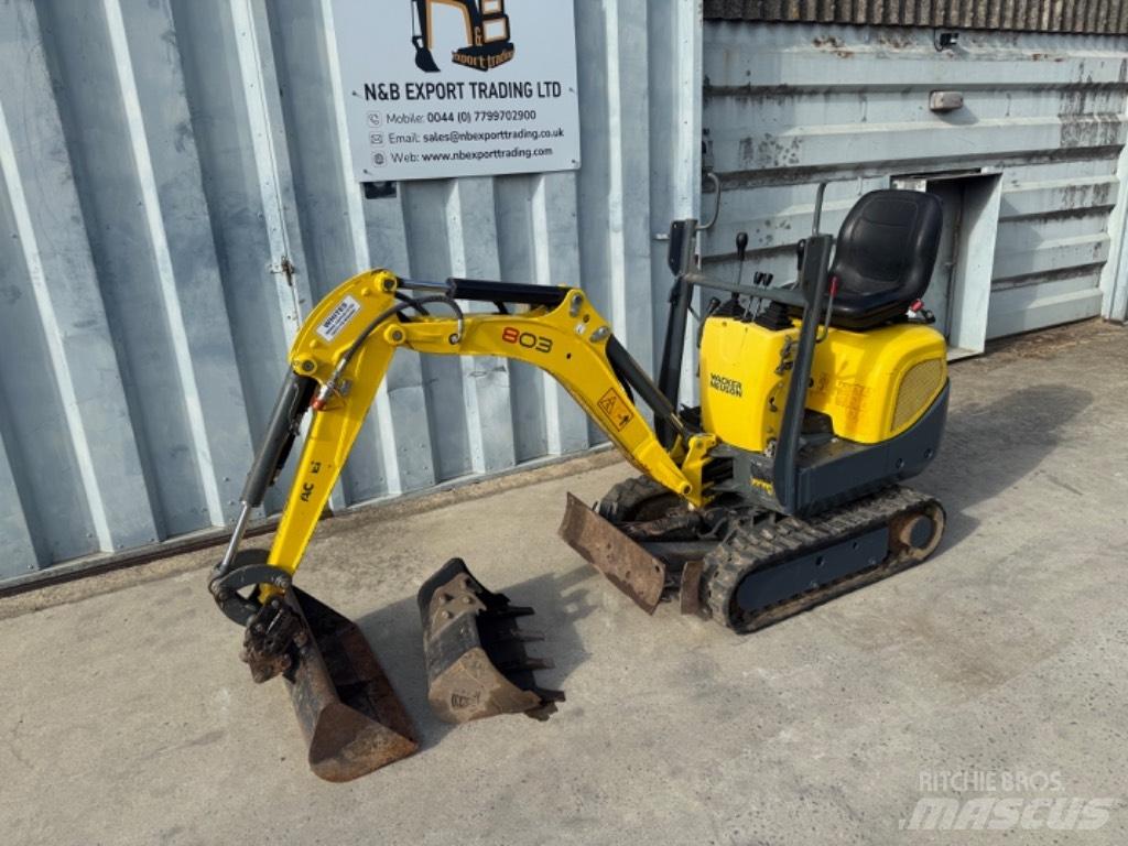 Wacker Neuson 803 Mini kotrók < 7t