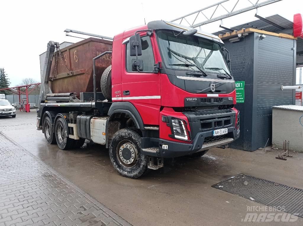 Volvo FMX 400 Hidraulikus konténerszállító