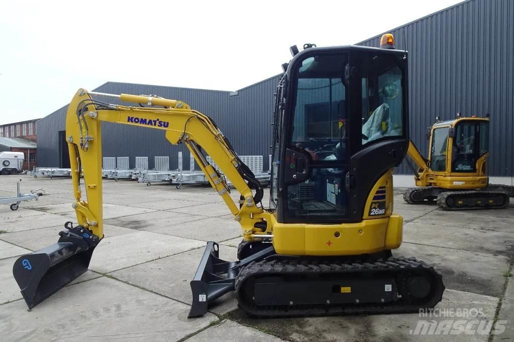 Komatsu PC26MR Lánctalpas kotrók