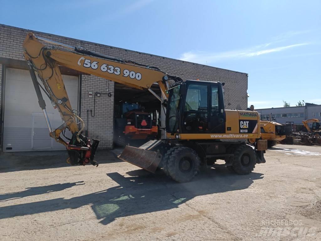 CAT M 315 D Gumikerekes kotrók