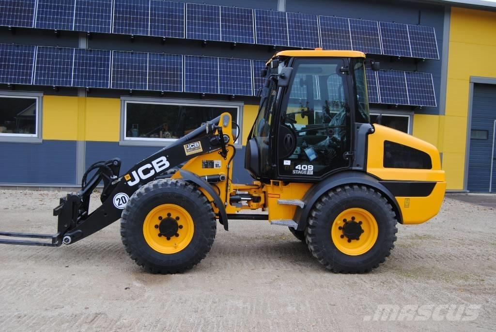 JCB 409 Gumikerekes homlokrakodók