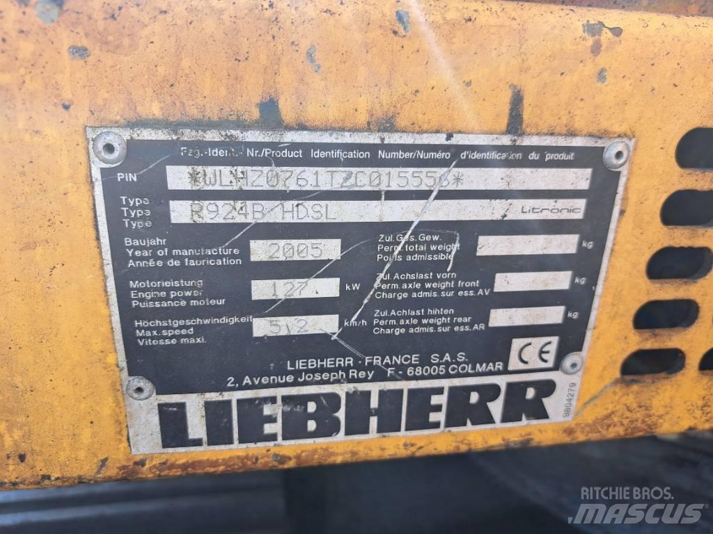 Liebherr R924B HDSL Lánctalpas kotrók