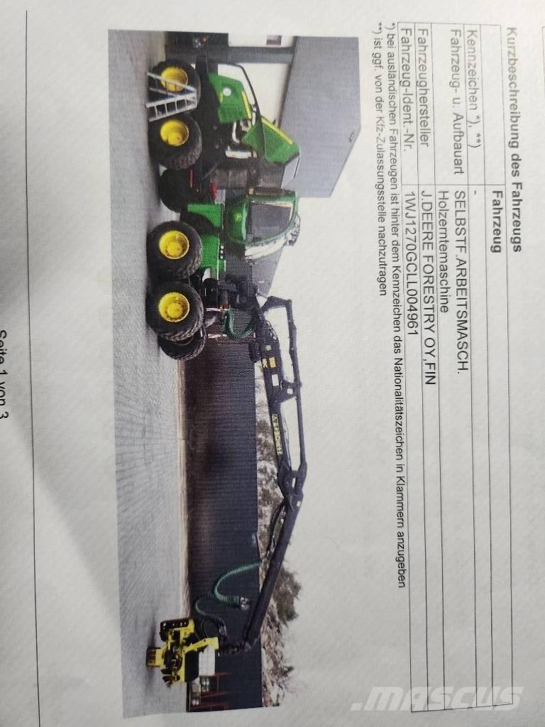John Deere 1270 G Betakarítók