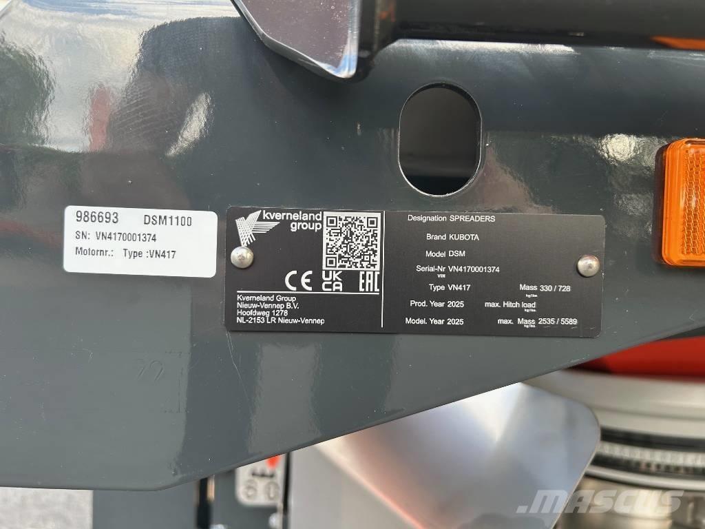 Kubota DSM 1100 Műtrágyaszórók