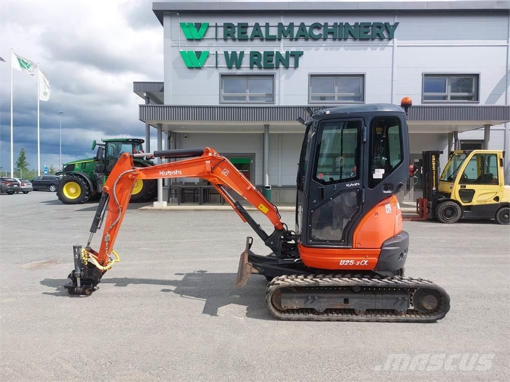Kubota U25-3 Mini kotrók < 7t