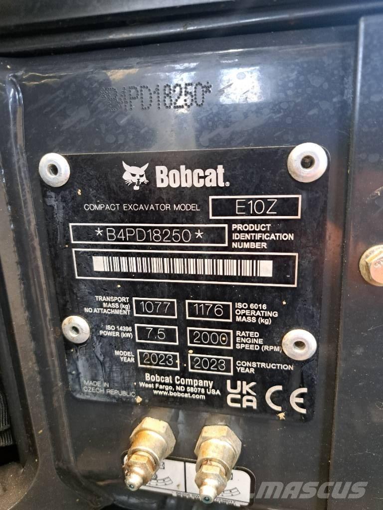 Bobcat E10Z Mini kotrók < 7t
