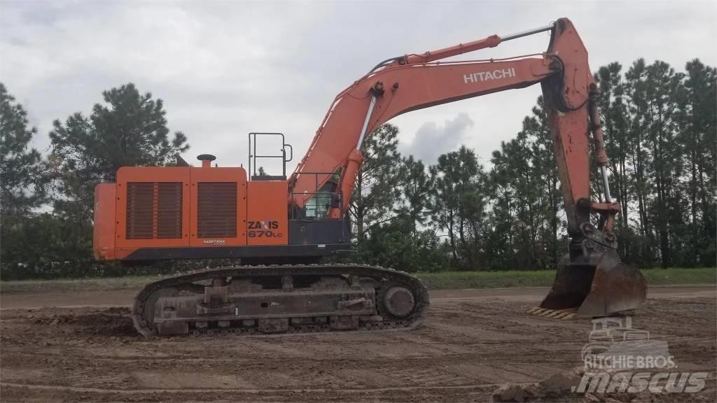 Hitachi ZX 670 Lánctalpas kotrók