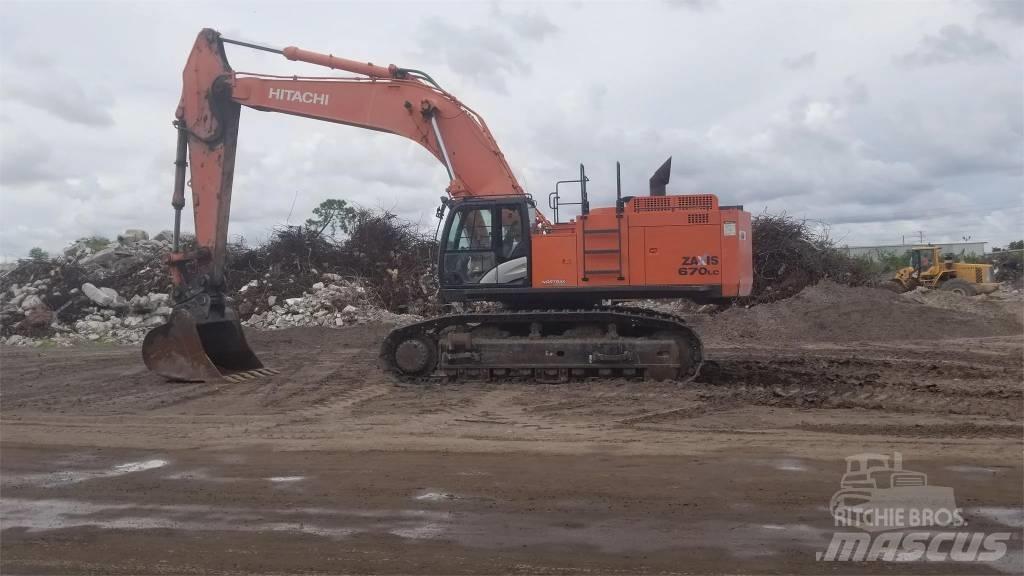 Hitachi ZX 670 Lánctalpas kotrók