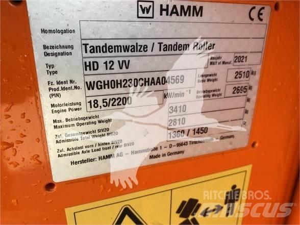 Hamm HD12VV Egydobos hengerek