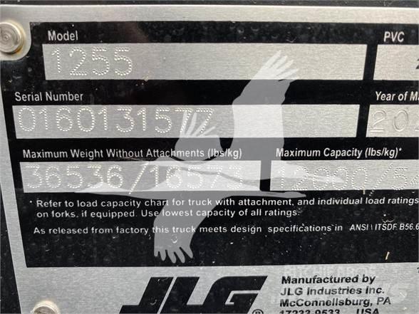 JLG 1255 Teleszkópos rakodók