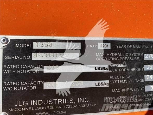 JLG T350 Pótkocsira szerelt emelők és állványok