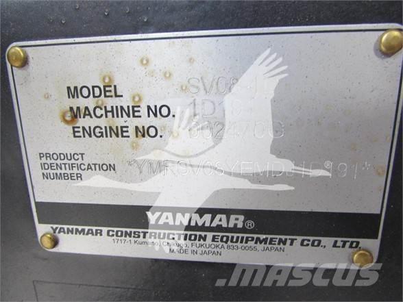 Yanmar SV08-1D Mini kotrók < 7t