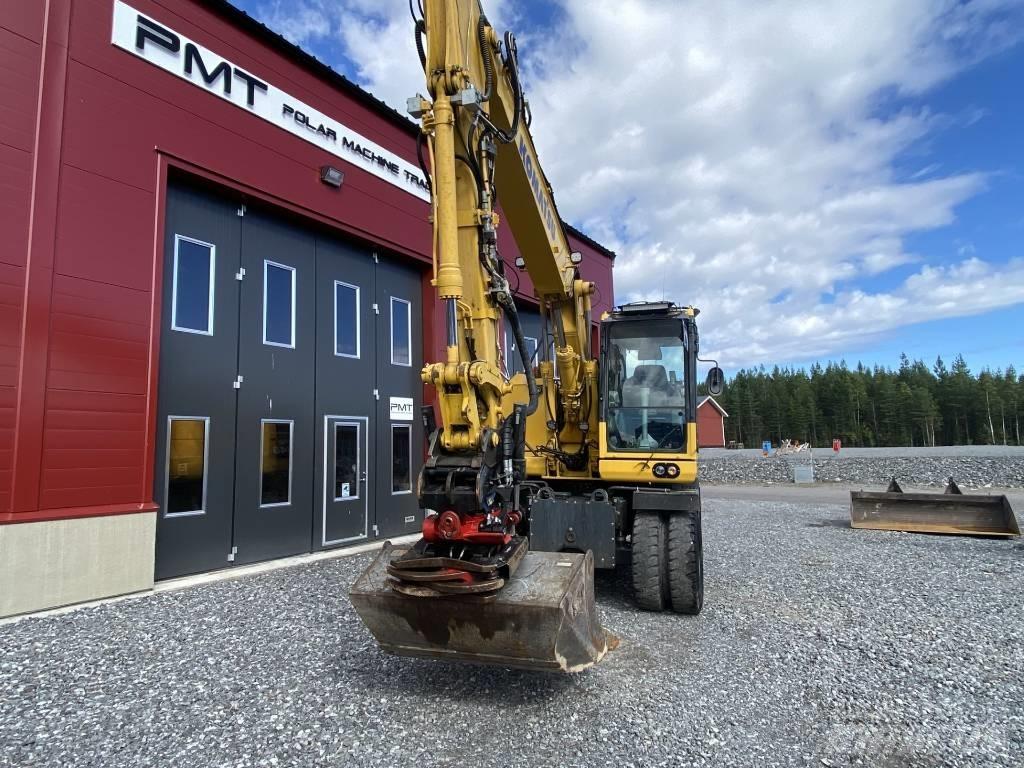 Komatsu PW 148-10 Gumikerekes kotrók