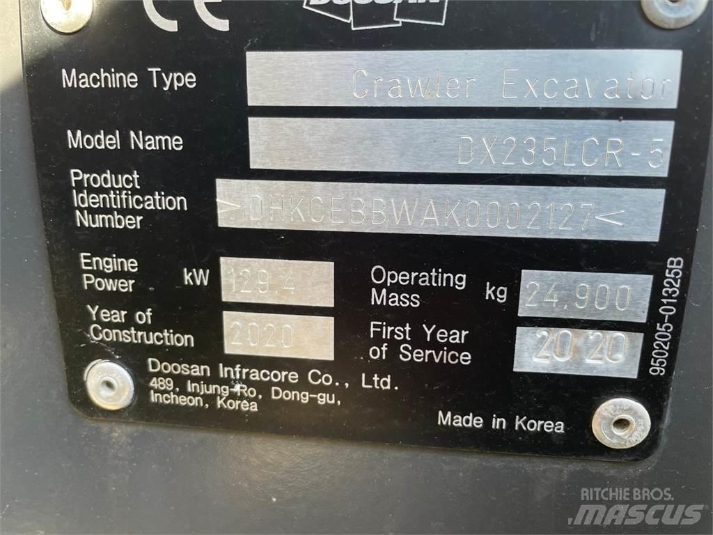 Doosan DX235 LRC Lánctalpas kotrók