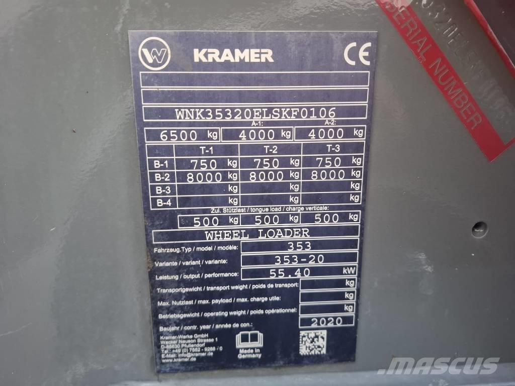Kramer 5075 Gumikerekes homlokrakodók