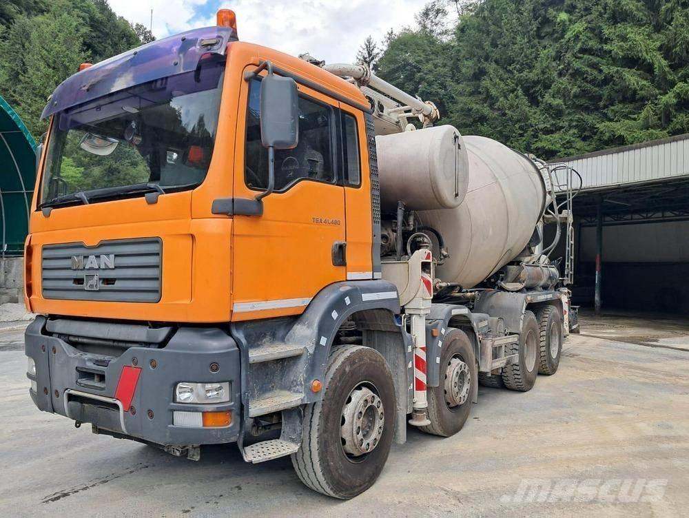 MAN TGA 41.480 Betonkeverők/Betonpumpák
