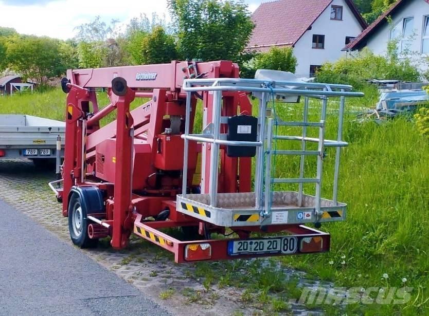Europelift TM 18 GT Pótkocsira szerelt emelők és állványok