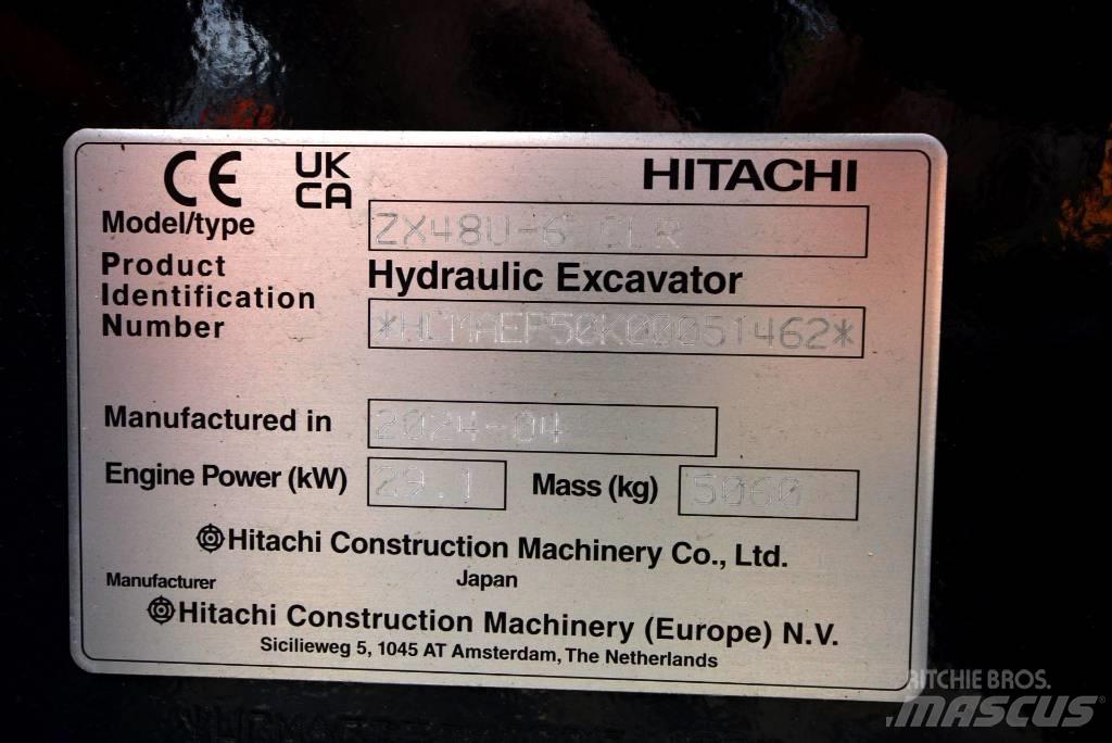 Hitachi ZX 48 U-6 Mini kotrók < 7t