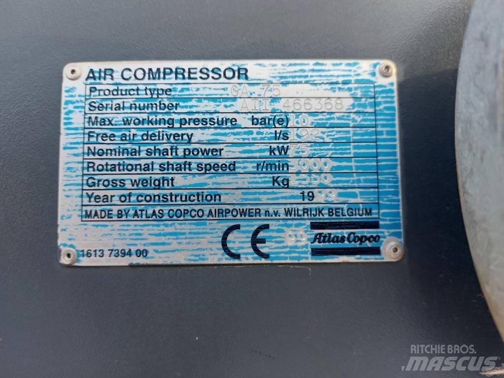 Atlas Copco GA 75 Kompresszorok